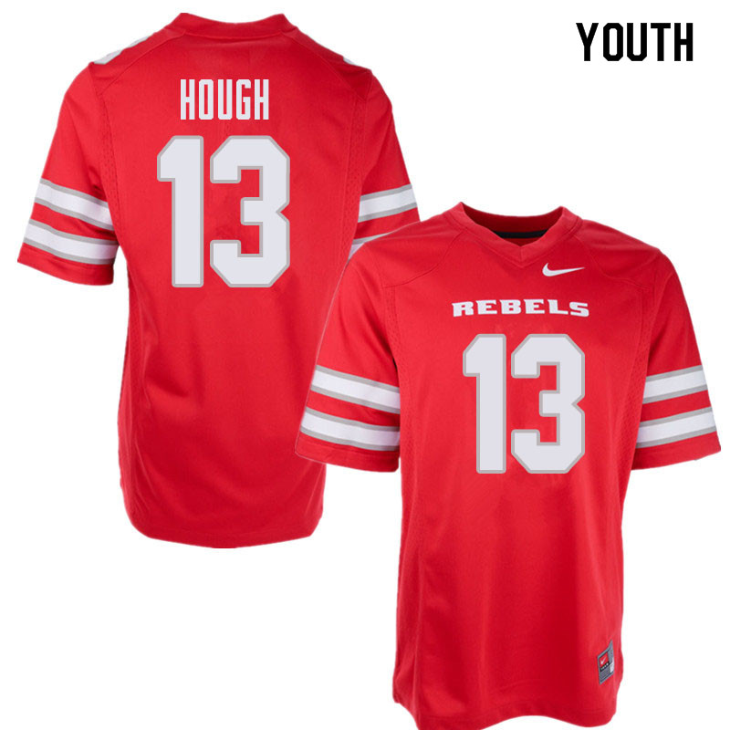 Youth UNLV Rebels #13 Tim Hough College Football Jerseys Sale-Red - Click Image to Close